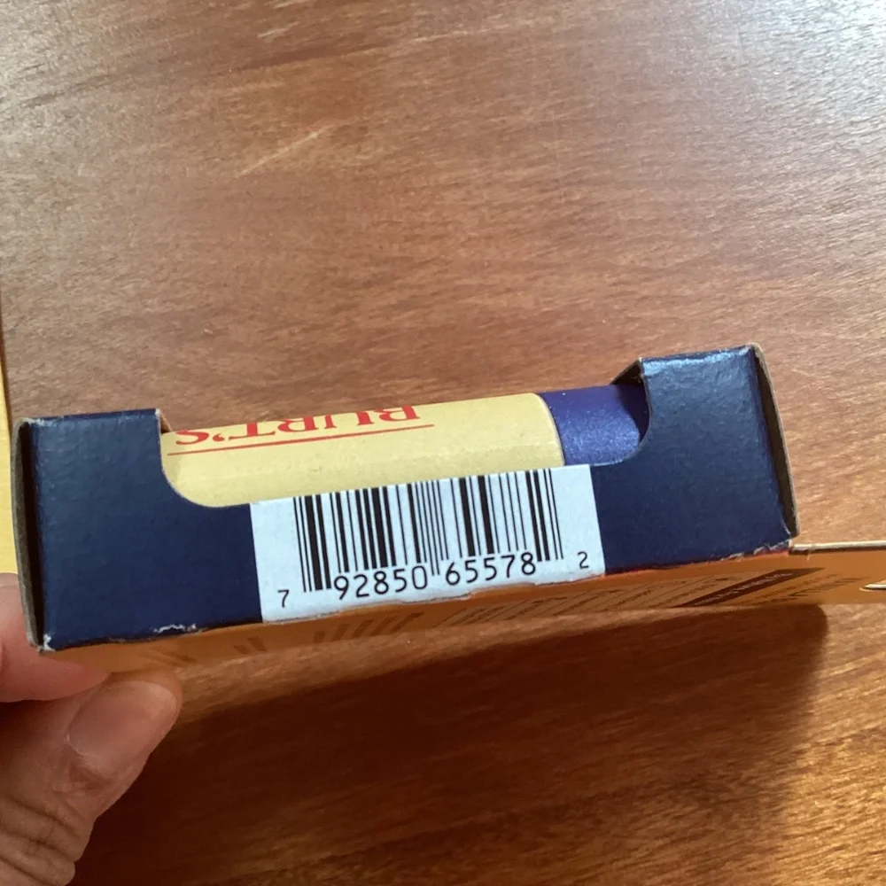 Burt’s Bees Vanilla Bean Moisturizing Lip Balm 0.34 oz Bundle NEW/Sealed